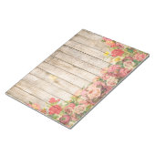 Bloc-note Vintage Russe Romantique Rose Bois (Incliné)
