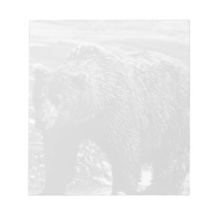 Bloc-note Vintage USA Alaska brun ours 1970