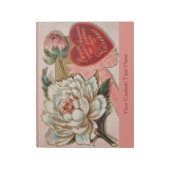 Bloc-note Vintage Valentine custom notepads (Tourné)