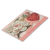 Bloc-note Vintage Valentine custom notepads (Incliné)