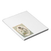 Bloc-note Vintage Victorian Valentine's Day, Girl with Roses (Incliné)