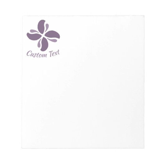 Bloc-note Vintage Zen Echo Baiser de Lilas (Devant)