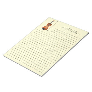 Bloc-note Viola Violon Musique Enseignant Musicien