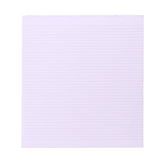 Bloc-note Violet avec lignes gris de 3 mm (Devant)