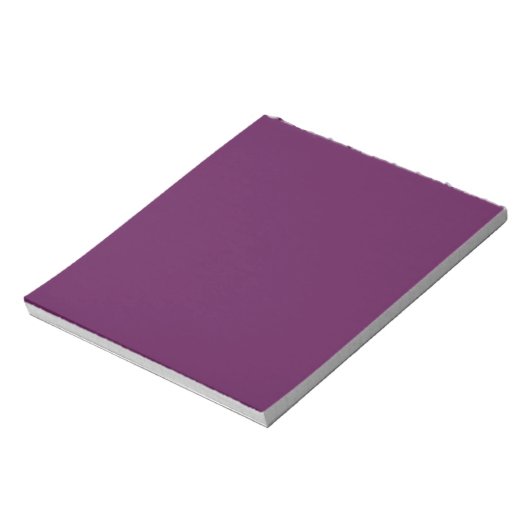 Bloc-note Violet de raisin (couleur solide) (Tourné)