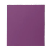 Bloc-note Violet de raisin (couleur solide) (Devant)