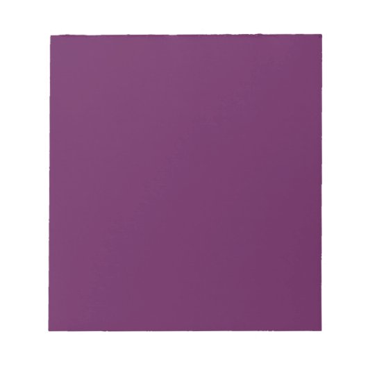 Bloc-note Violet de raisin (couleur solide) (Devant)