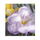 Bloc-note violet freesia (Devant)