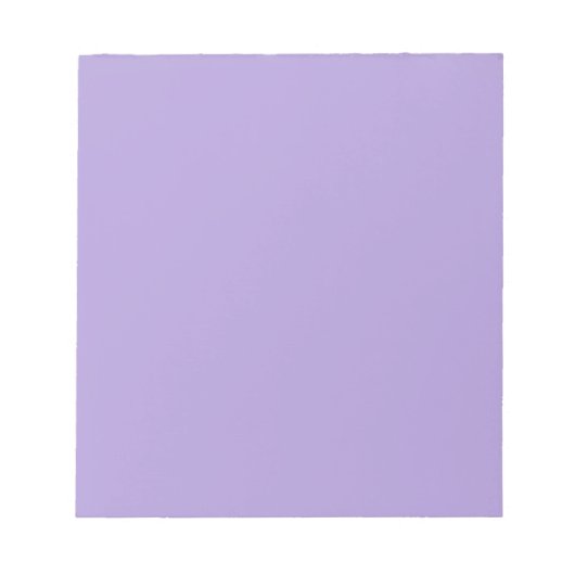 Bloc-note Violet pastel clair uni (Devant)