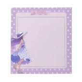 Bloc-note Violet Violet Violet Simple mignon Anime Boho Bloc (Devant)
