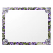 Bloc-note violettes dans un bocal de lune (Devant)