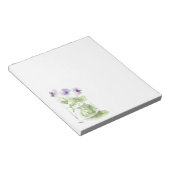 Bloc-note Violettes d'aquarelle de lavande dans un bocal de (Incliné)