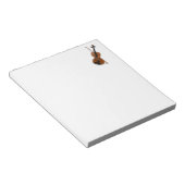 Bloc-note Violon et Bow (Incliné)