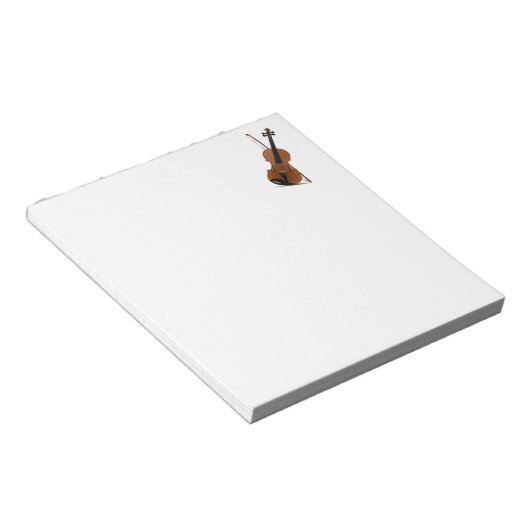 Bloc-note Violon et Bow (Incliné)