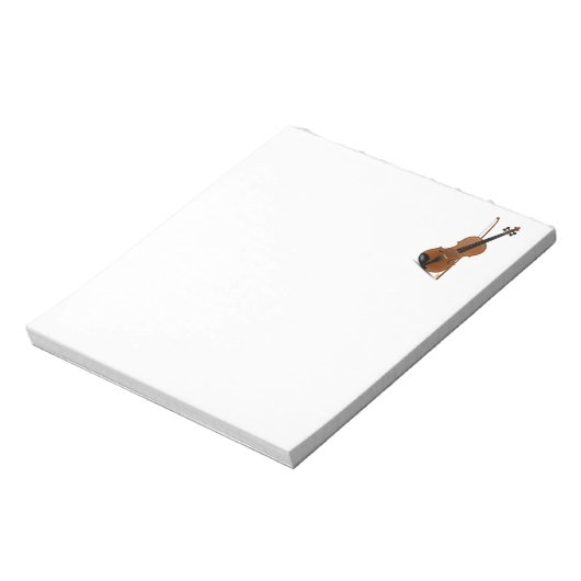 Bloc-note Violon et Bow (Tourné)