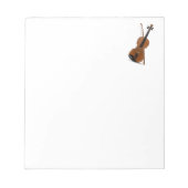 Bloc-note Violon et Bow (Devant)