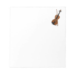 Bloc-note Violon et Bow