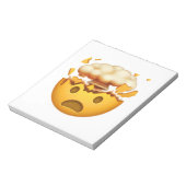 Bloc-note Visage Choqué Avec Tête Explosive - Emoji (Tourné)
