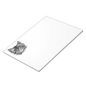 Bloc-note Visage de Kitten noir et blanc (Incliné)