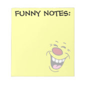 Bloc-note Visage riant Grumpey (Devant)