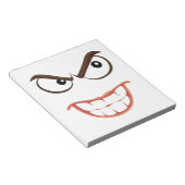 BLOC-NOTE VISAGE SINISTRE (Incliné)
