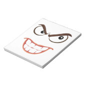 BLOC-NOTE VISAGE SINISTRE (Tourné)