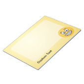 Bloc-note Visage Souriant avec des Yeux Ouverts Notepad (Incliné)