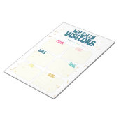 Bloc-note Visiteurs hebdomadaires, Soins, Parents vieillissa (Incliné)