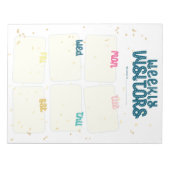 Bloc-note Visiteurs hebdomadaires, Soins, Parents vieillissa (Devant)