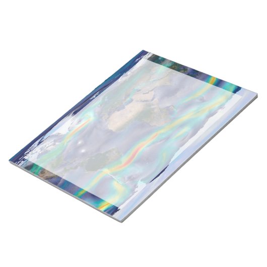 Bloc-note Visualisation Des Vents Mondiaux. (Incliné)