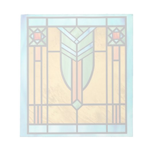 Bloc-note Vitrail Art Déco 3 (Devant)