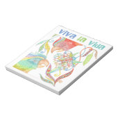 Bloc-note viva la vida élégant (Tourné)
