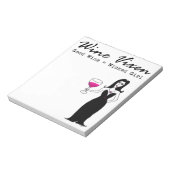 Bloc-note Vixen "Bon Vin = Fille Malade" (Tourné)