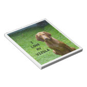 Bloc-note vizsla love w pic (Incliné)