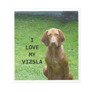 Bloc-note vizsla love w pic