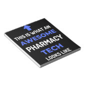 Bloc-note Voilà Ce Que Ressemble Une Technologie Pharmaceuti (Incliné)
