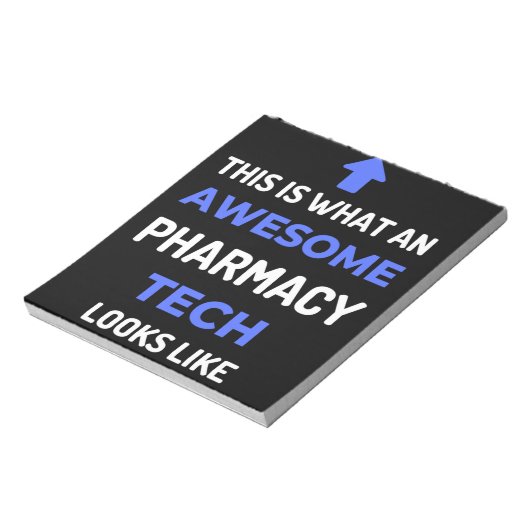 Bloc-note Voilà Ce Que Ressemble Une Technologie Pharmaceuti (Tourné)