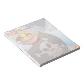 Bloc-note Voile avec pirates (Incliné)