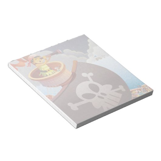 Bloc-note Voile avec pirates (Incliné)