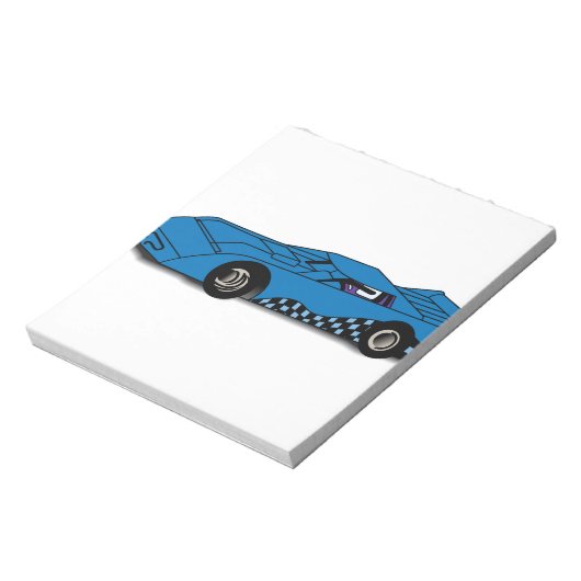 Bloc-note Voiture de course (Tourné)