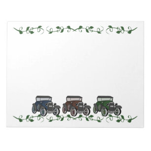 Bloc-note Voitures anciennes