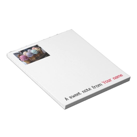 Bloc-note Vol de glace (Incliné)