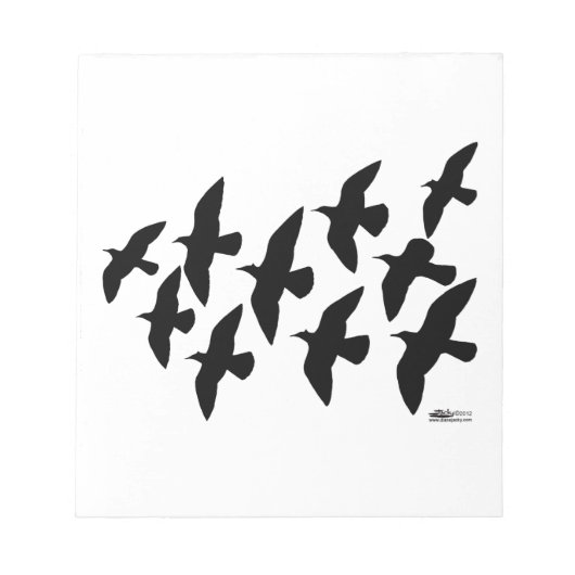 Bloc-note Vol de pigeons (Devant)