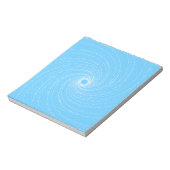 Bloc-note Vortex bleu (Tourné)