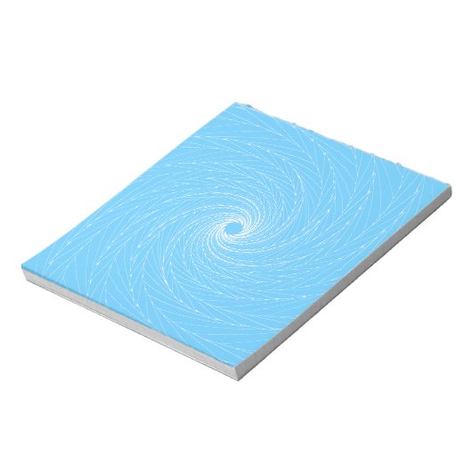 Bloc-note Vortex bleu (Tourné)