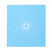 Bloc-note Vortex bleu (Devant)