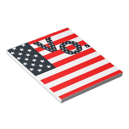 Bloc-note Vote américain (Incliné)