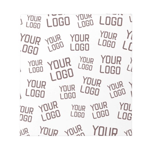 Bloc-note Votre conception ou logo d'entreprise | Placement  (Devant)