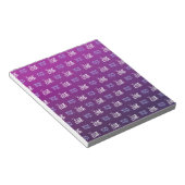 Bloc-note Votre logo | 2 Images téléchargées ou logos profes (Incliné)