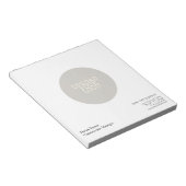 Bloc-note Votre logo devient un filigrane (Incliné)